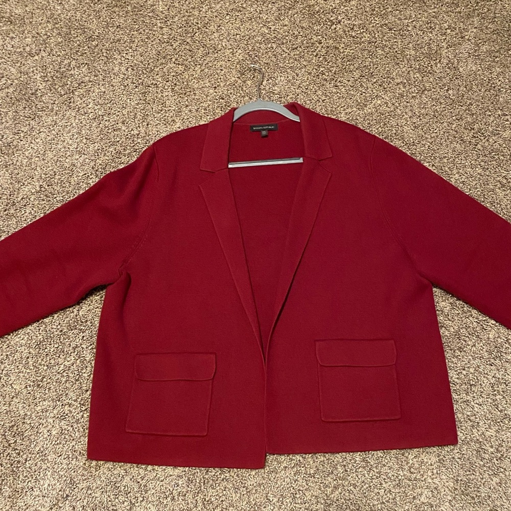 EUC Banana Republic heavy structured cardigan blazer